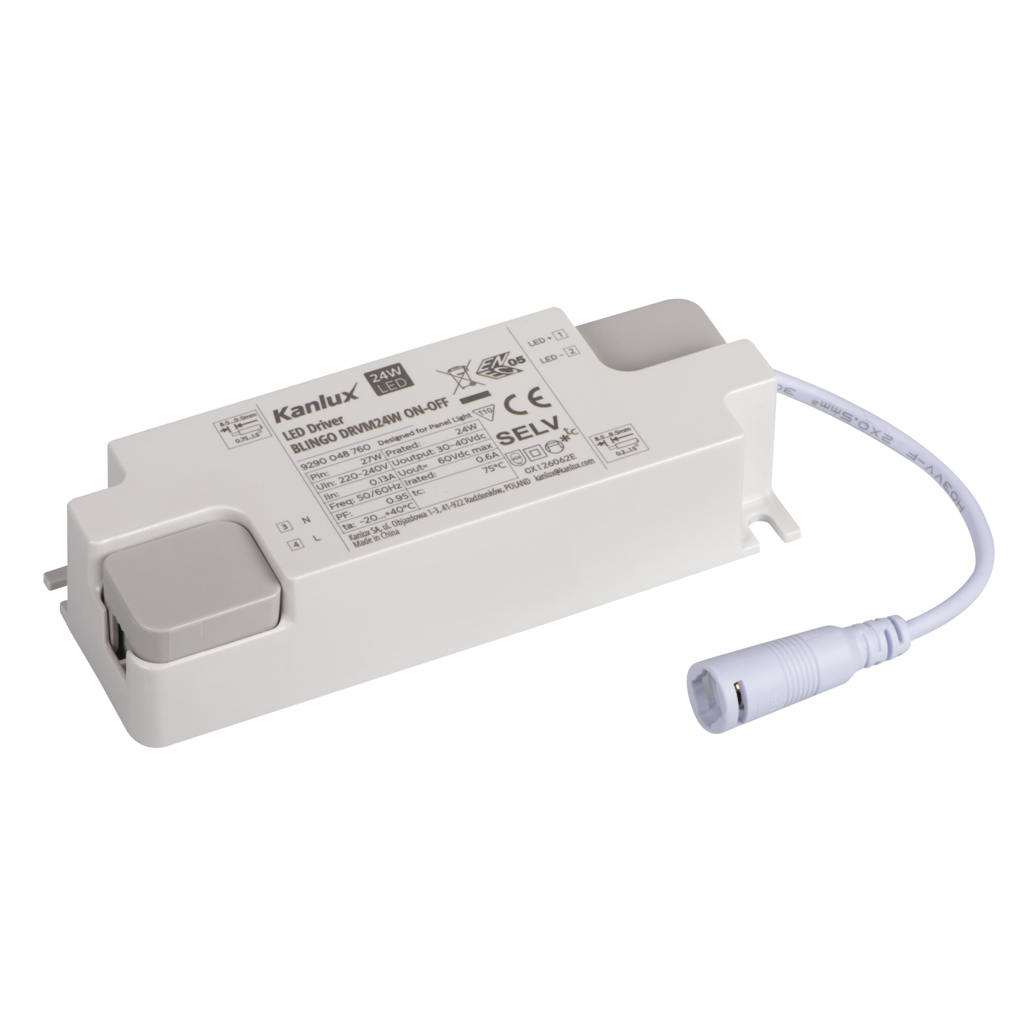 BLINGO DRVM24W ON-OFF táp