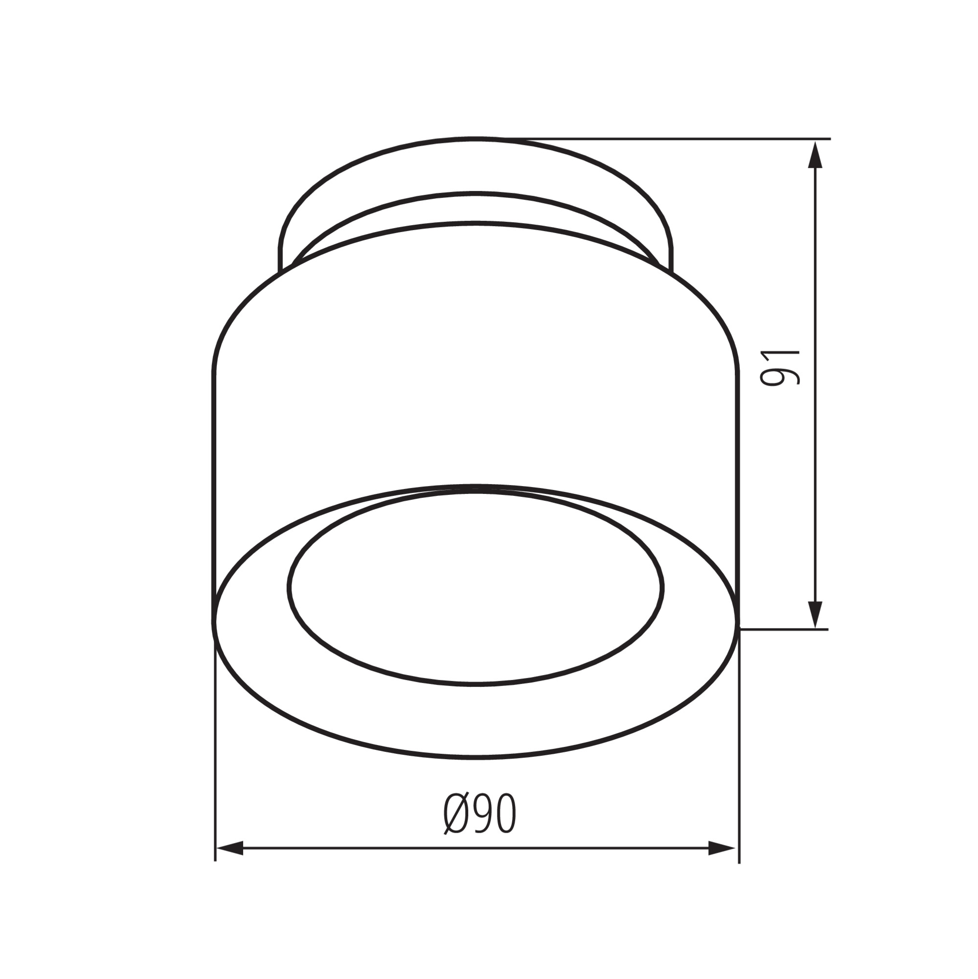 SONOR CCT UP 6W W lámpa