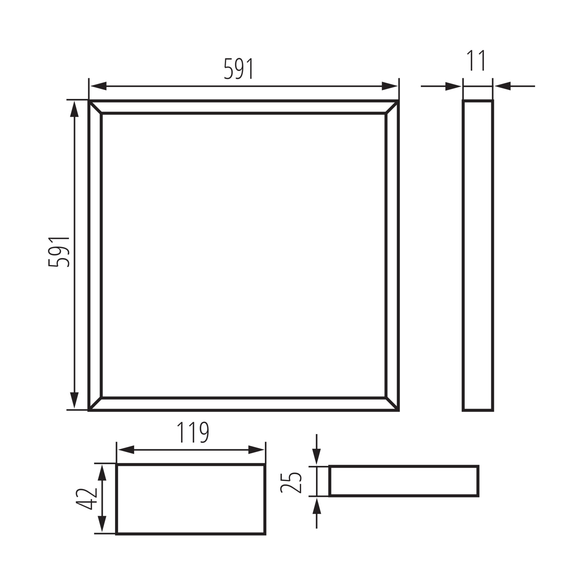 AVAR N 6060 32W-NW világítóker