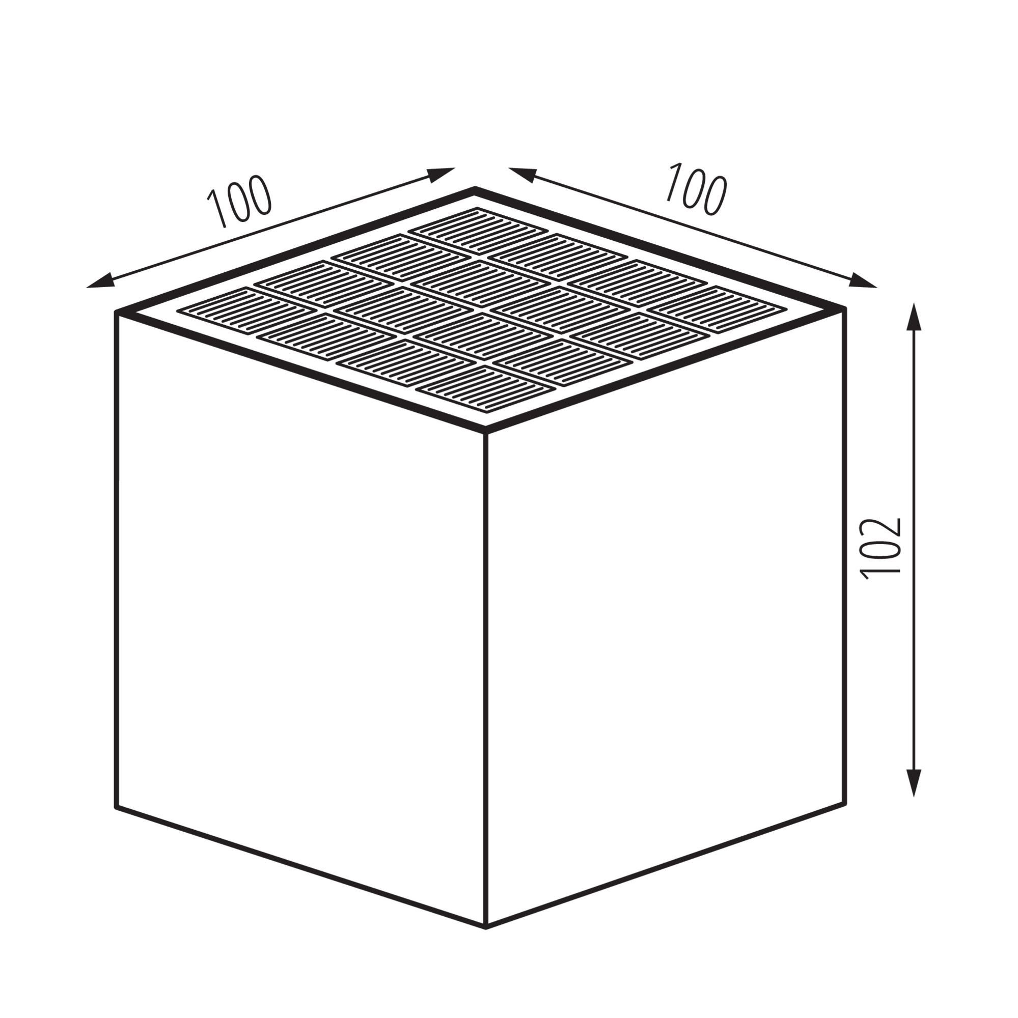 REKA SOLAR10 3W-L-GR lámpa