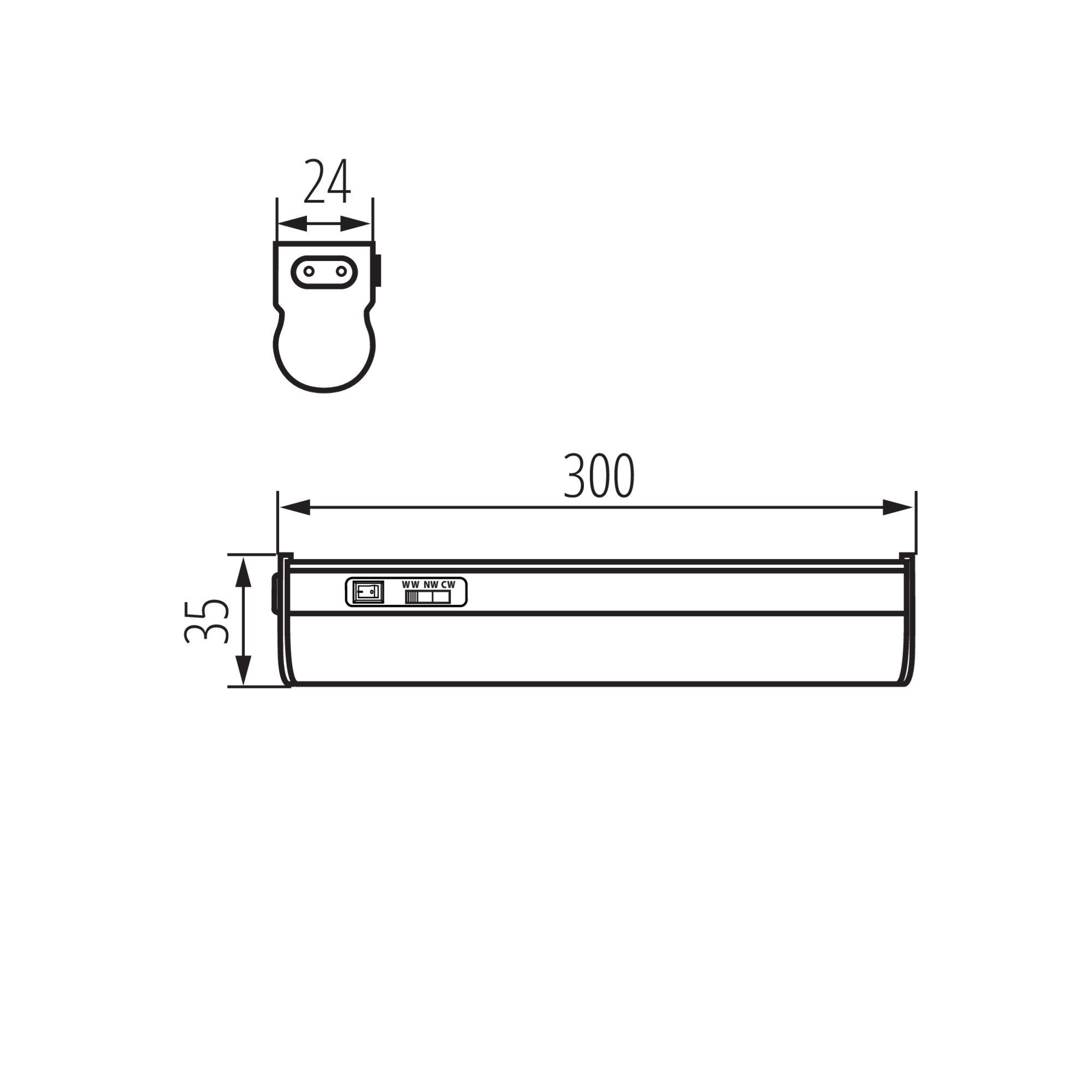 MERA LED 4W CCT lámpa