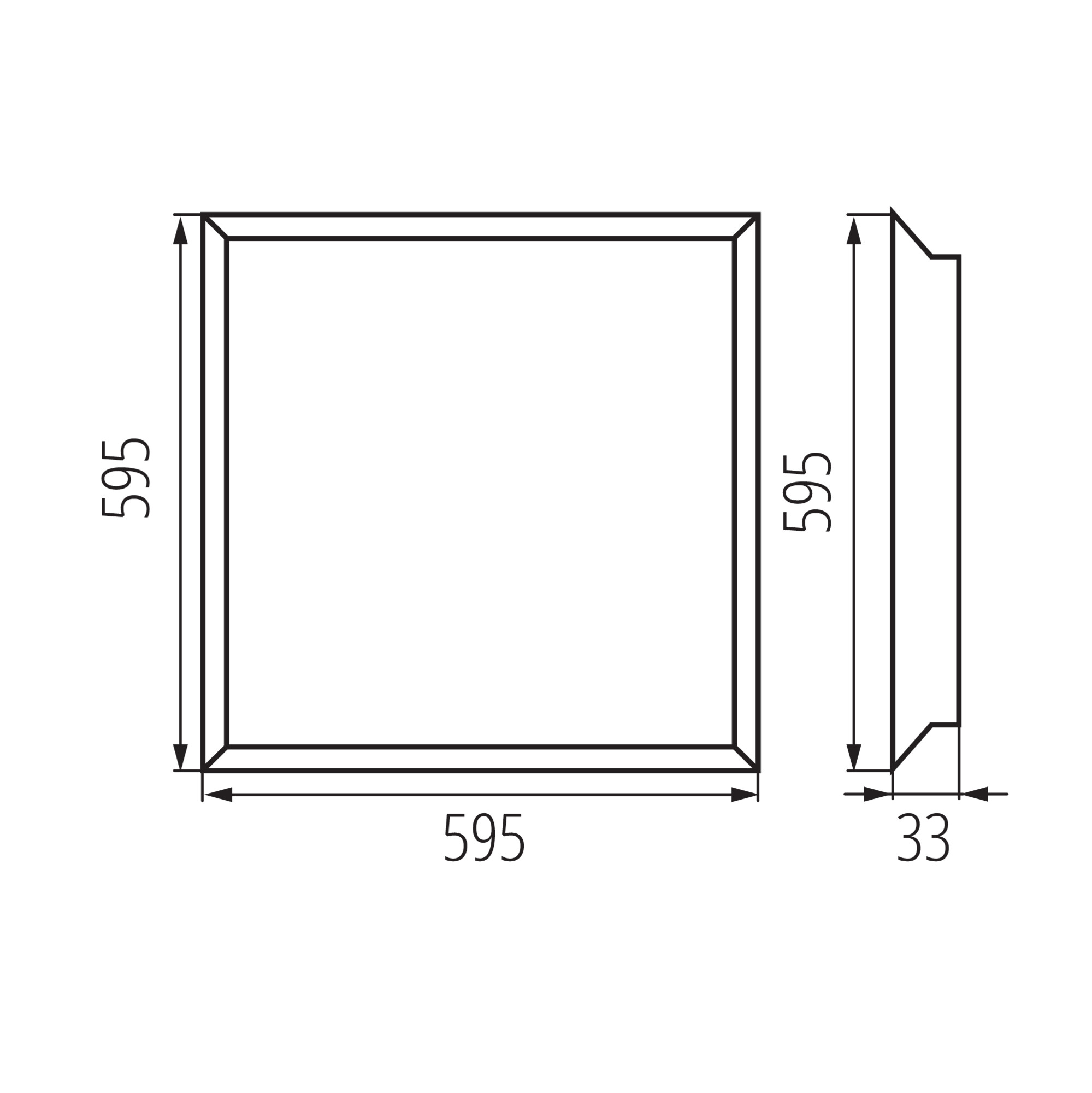 BAREV ECO N36W 6060NW lámpa