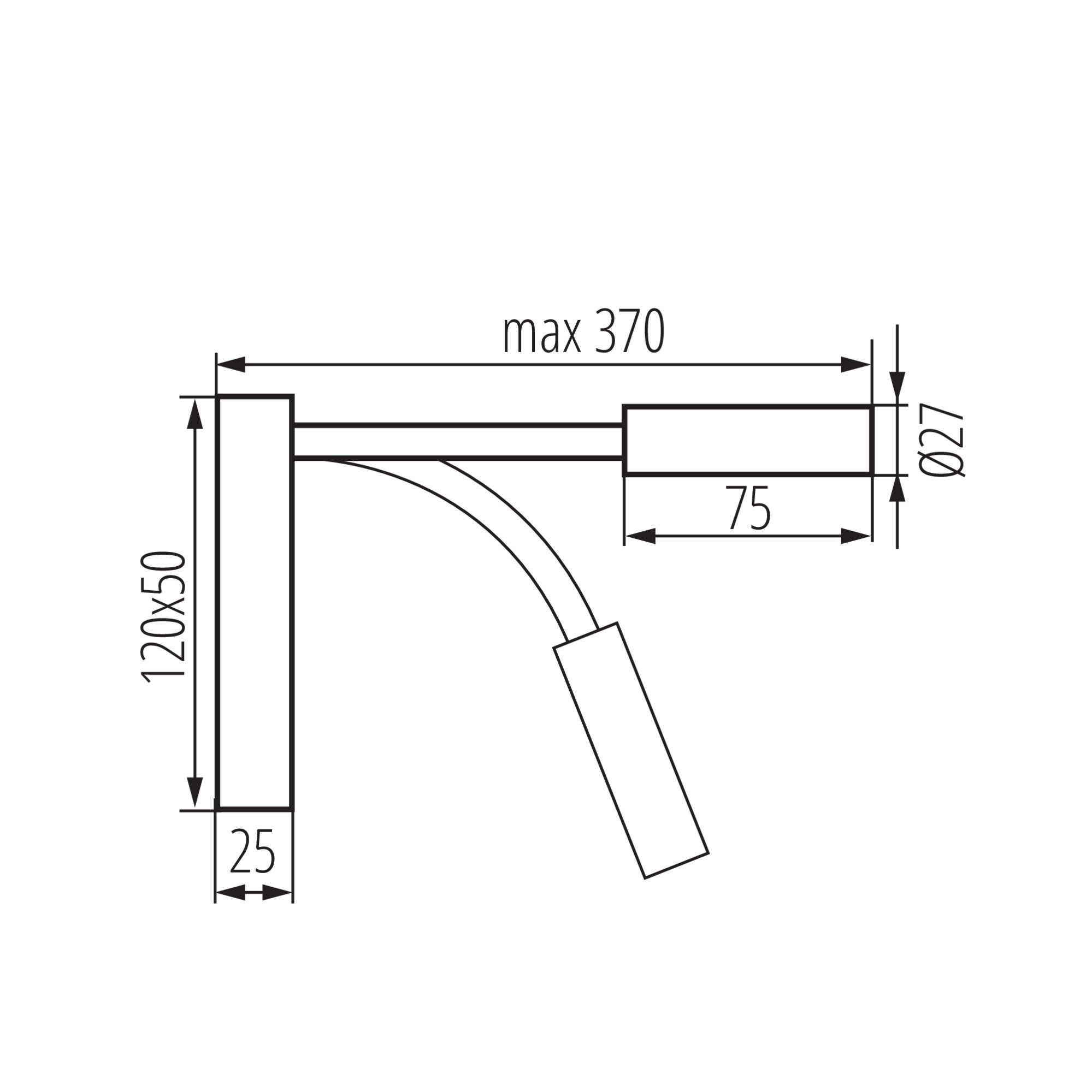 TONIL II LED B/G  lámpa