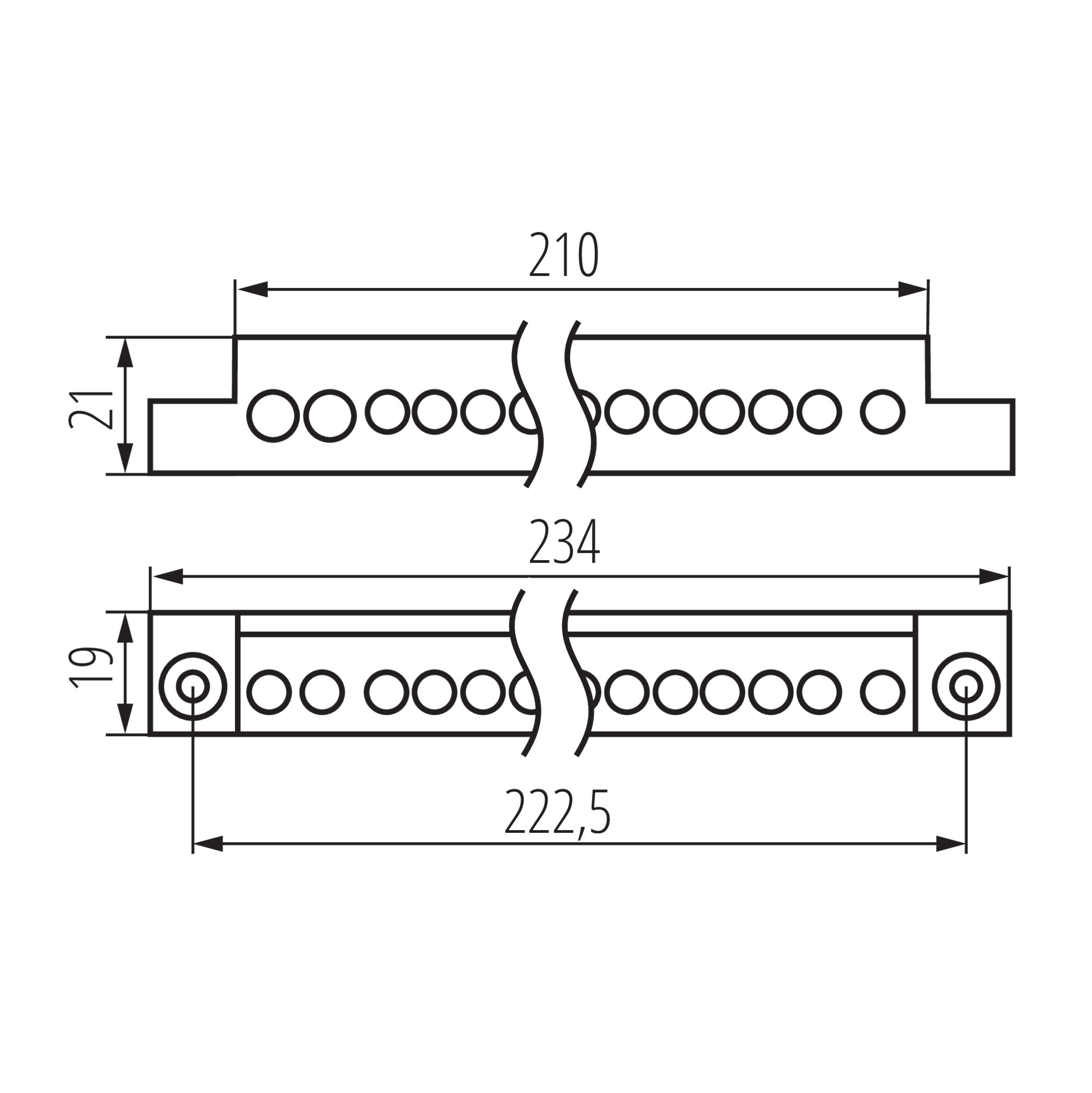 KP-TB-63-26-BL(S) elosztóblokk