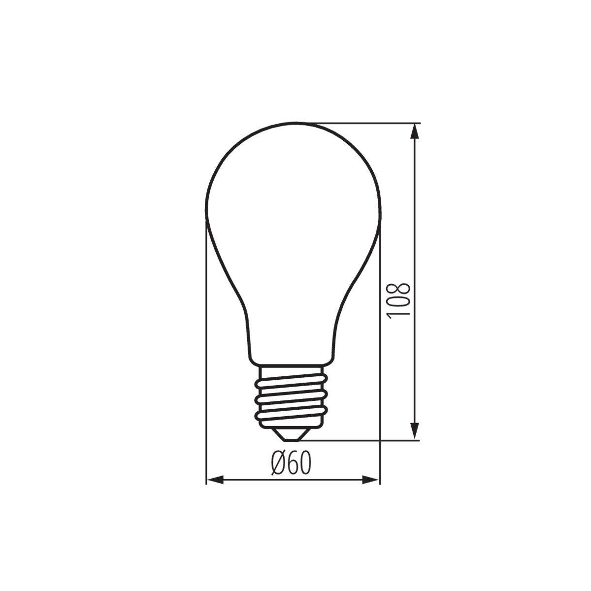 XLED EX A60 7,2W-NW fényforrás