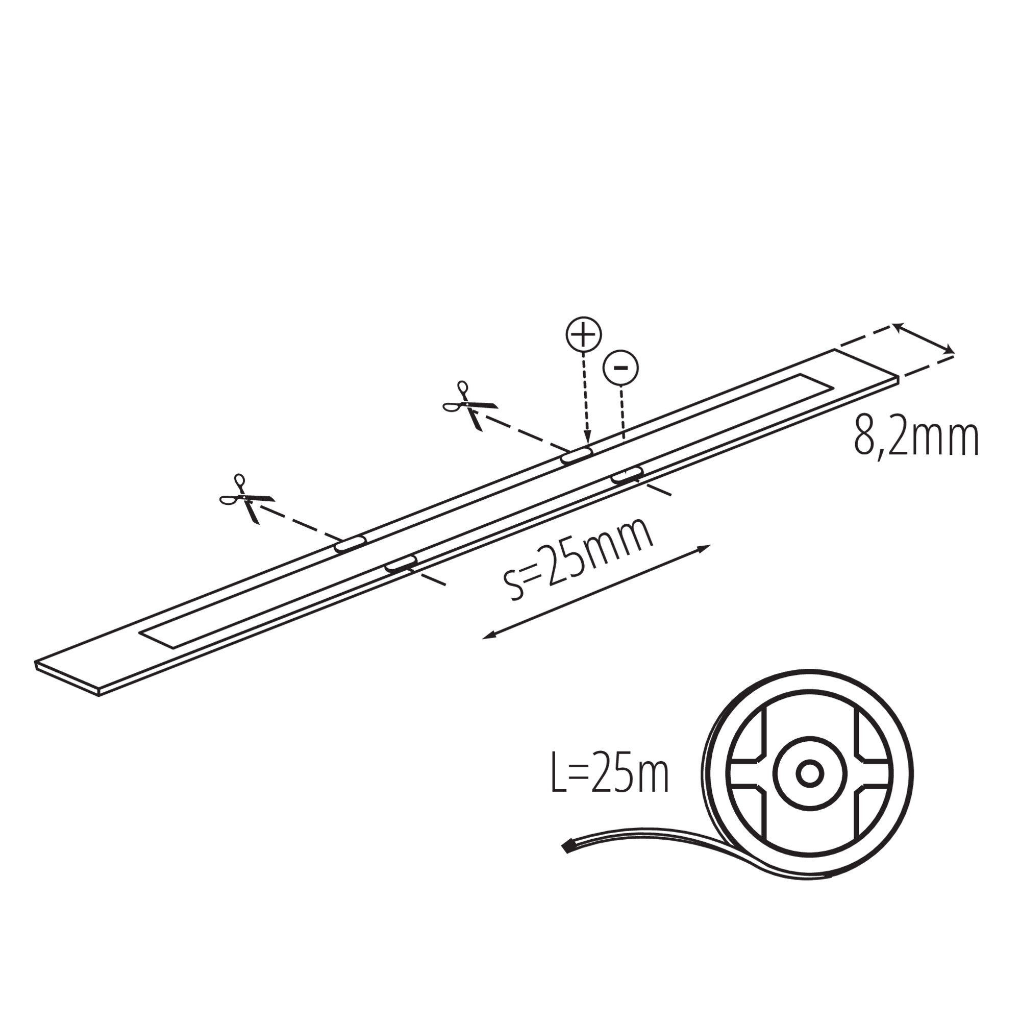 LCOBB 10W/M 12IP65-CW LEDSZ.
