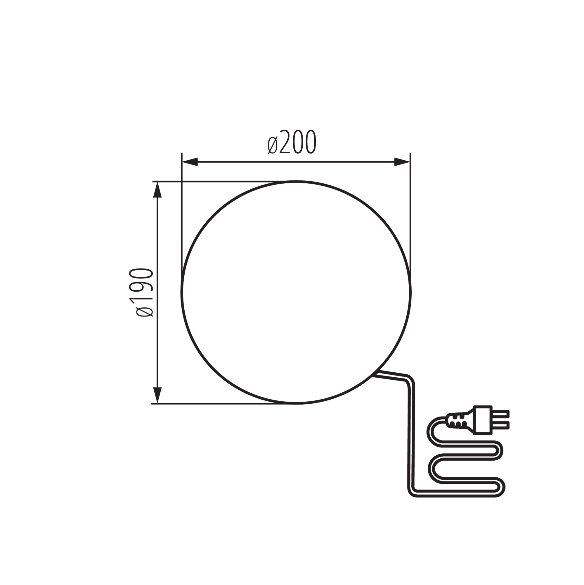 STONO 20 TRK lámpa E27