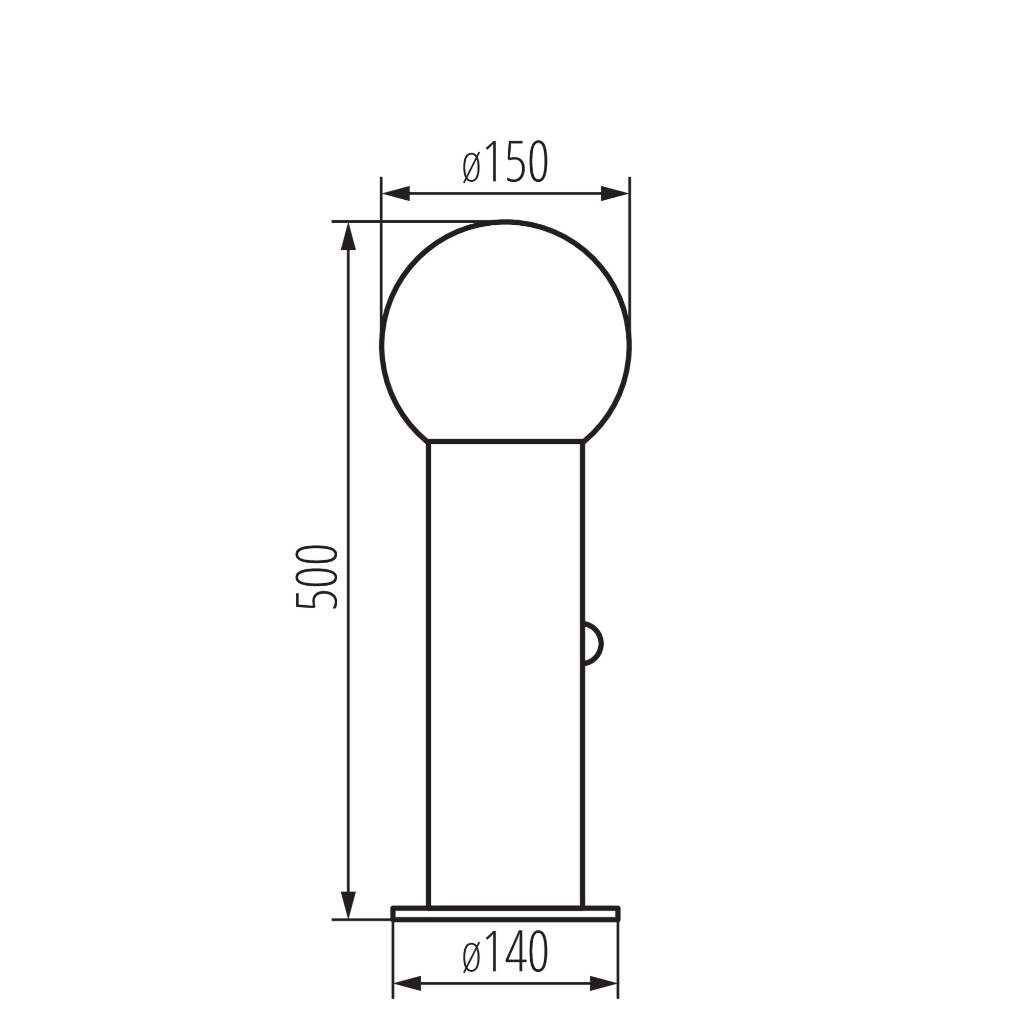 STONO 15M 50 SE GR lámpa E27