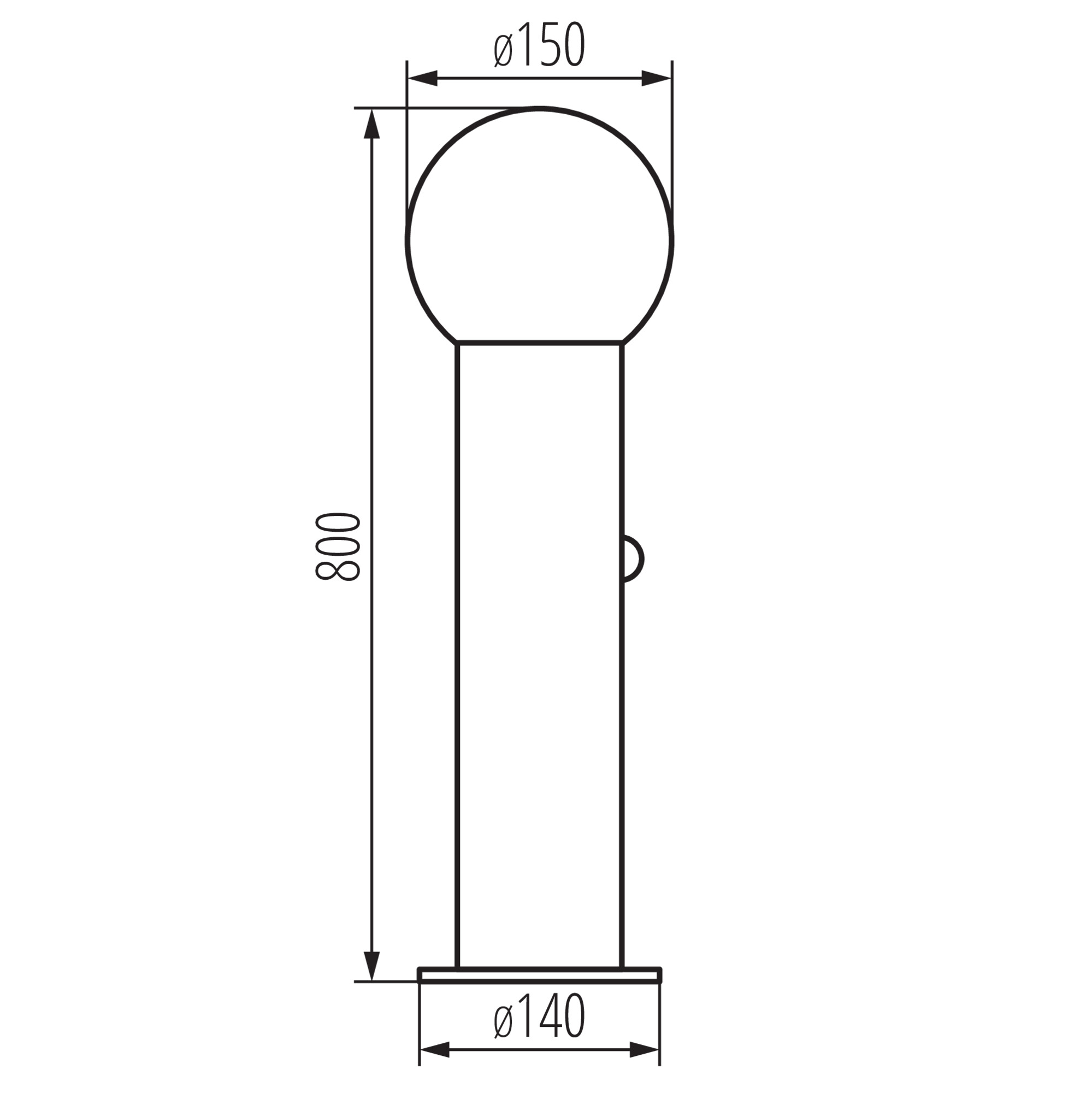 STONO 15M 80 SE GR lámpa E27