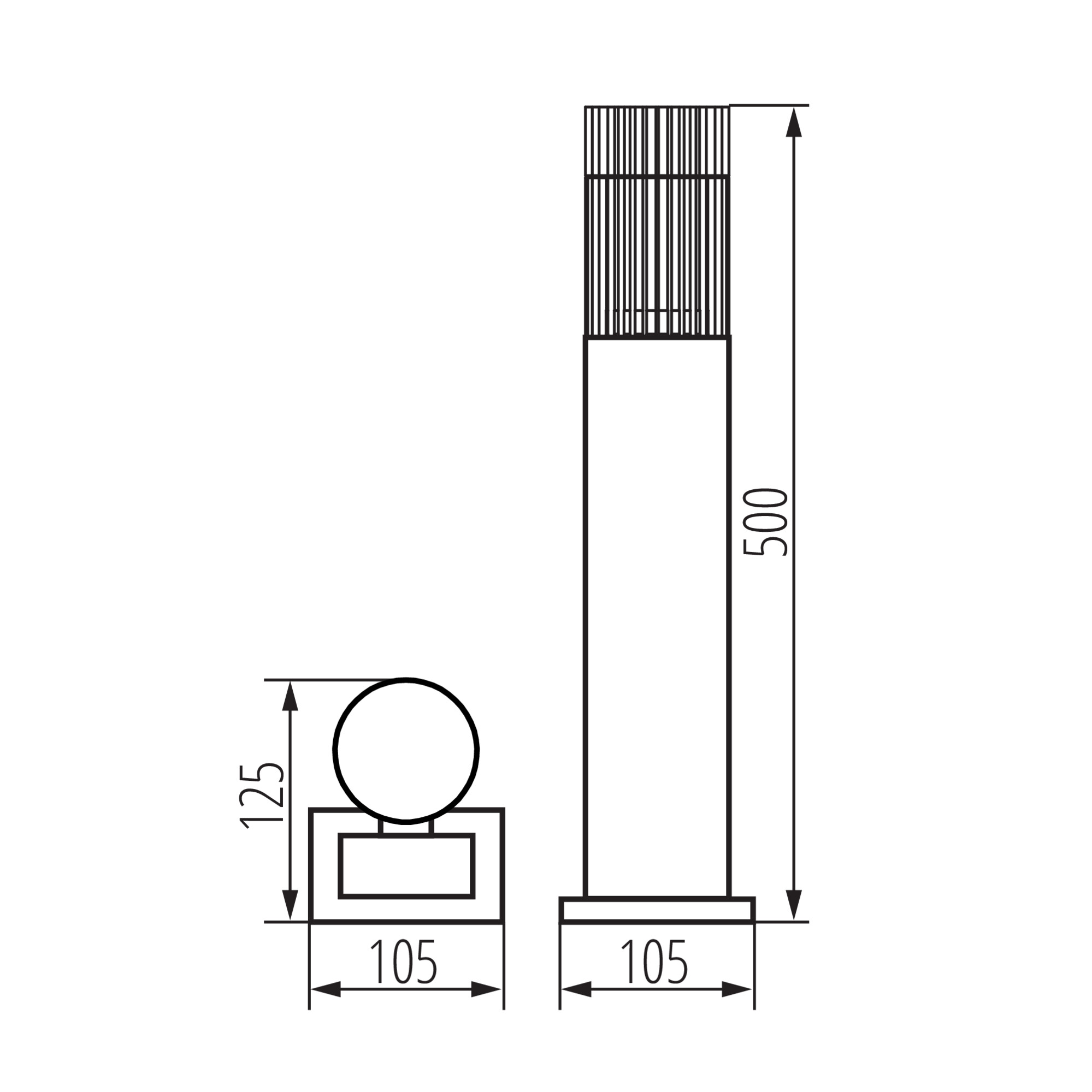 RADILO 50 B lámpa GU10
