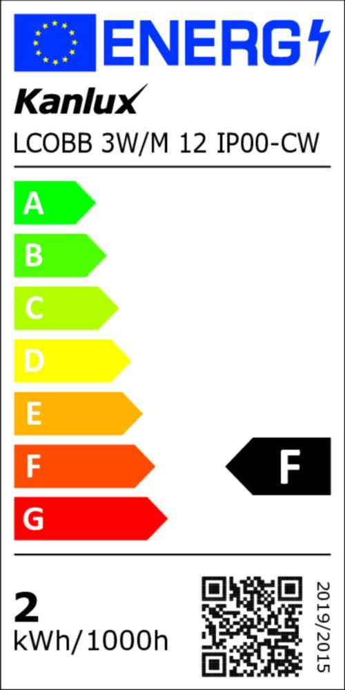 Energiacímke függőleges