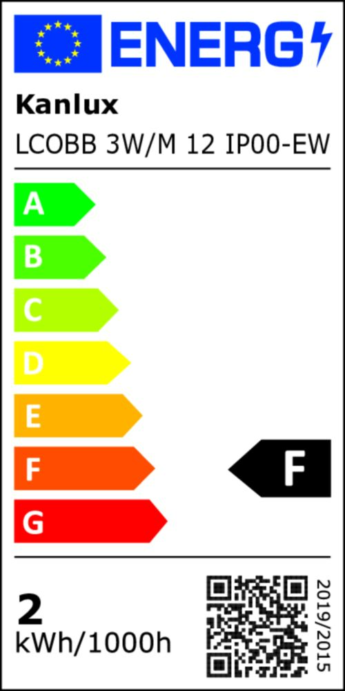 Energiacímke függőleges