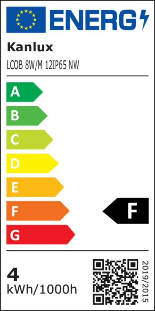 Energiacímke függőleges