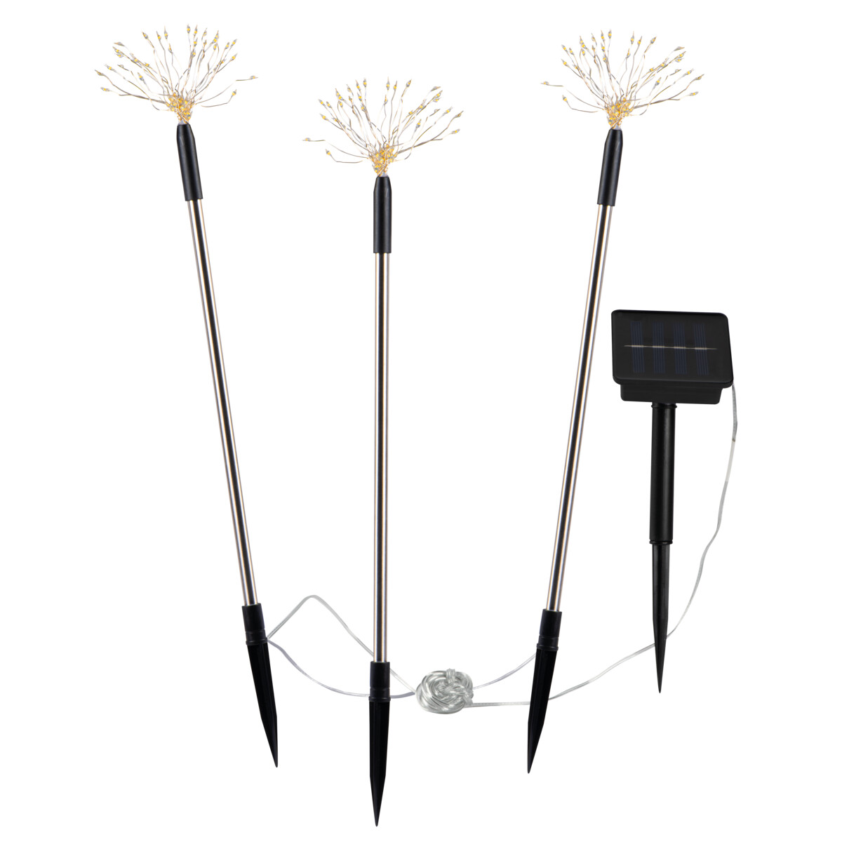 Solarny zestaw STICKLIGHT LED 3x lampki wbijane LIGHTLOGIC LL SLR LED