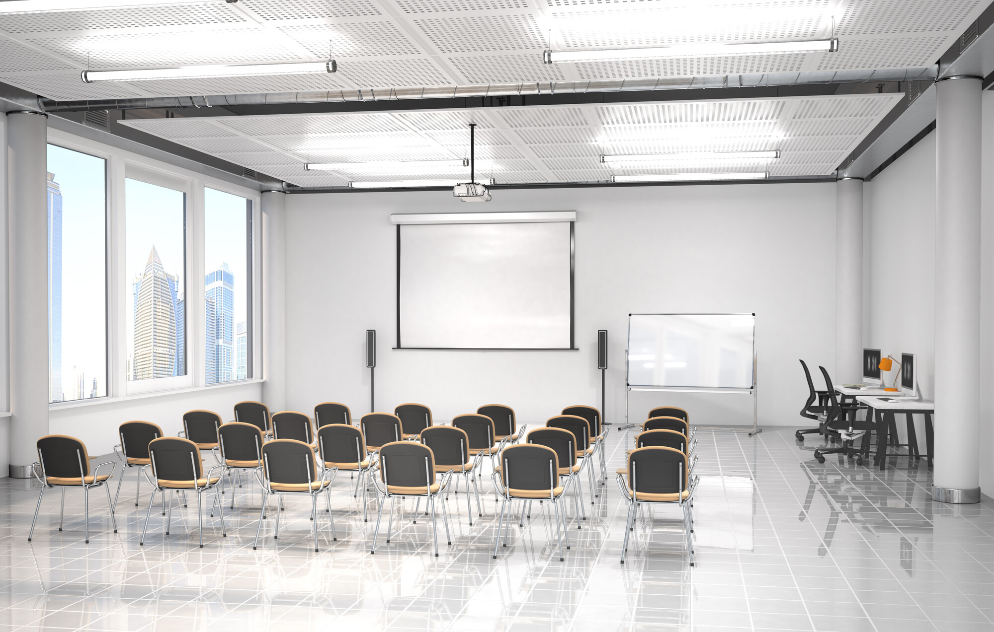 Szklana obudowa nie ulega wyginaniu pod wpływem ciepła, utrzymując trwałość i stabilność oświetlenia w hali produkcyjnej.