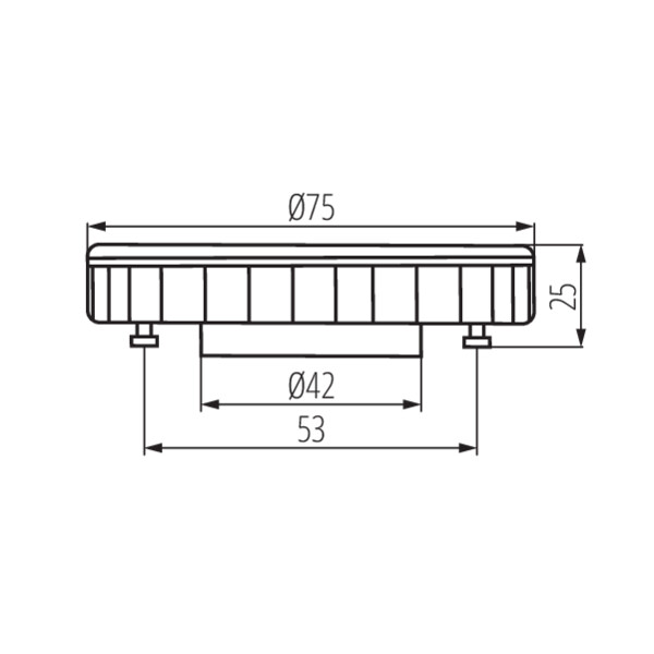 schemat wymiary produktu KANLUX ESG LED