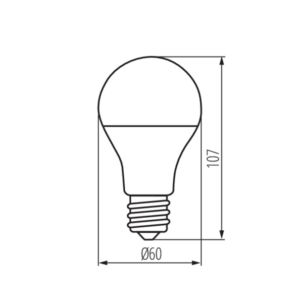 schemat wymiary produktu KANLUX RAPIDv2 LED