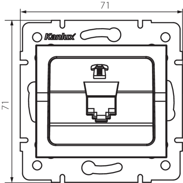 schemat wymiarów produktu MOWION LOGI LOGI 02-1370-043 sr