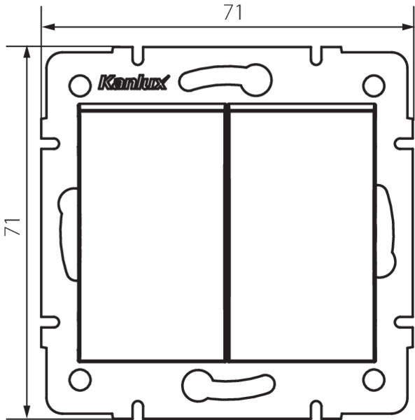 Wymiary MOWION LOGI LOGI 02-1022-141 gr schemat wymiarów produktu MOWION LOGI LOGI 02-1022-141 gr