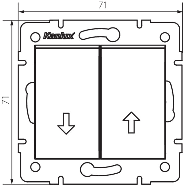 Wymiary MOWION LOGI LOGI 02-1100-141 gr schemat wymiarów produktu MOWION LOGI LOGI 02-1100-141 gr