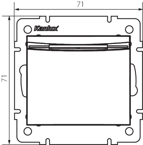 schemat wymiarów produktu MOWION LOGI LOGI 02-1190-141 gr