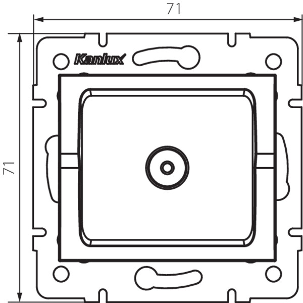 Wymiary MOWION LOGI LOGI 02-1300-041 gr schemat wymiarów produktu MOWION LOGI LOGI 02-1300-041 gr