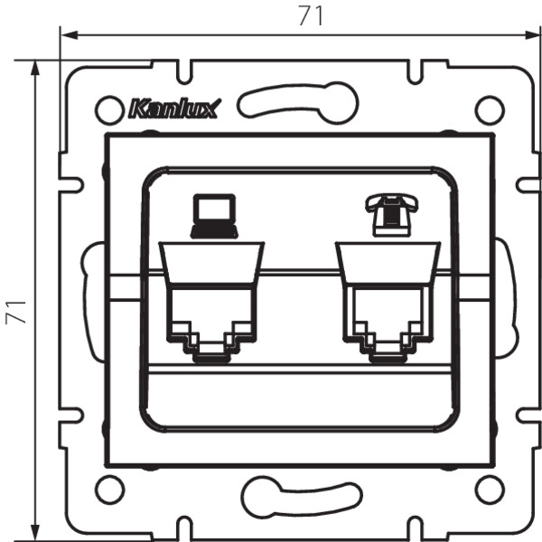 Wymiary MOWION LOGI LOGI 02-1430-041 gr schemat wymiarów produktu MOWION LOGI LOGI 02-1430-041 gr
