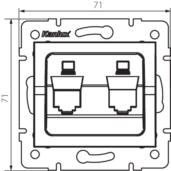 Wymiary MOWION LOGI LOGI 02-1419-041 gr schemat wymiarów produktu MOWION LOGI LOGI 02-1419-041 gr