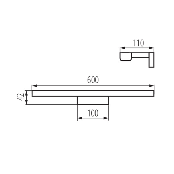schemat wymiary produktu KANLUX ASTEN IP44