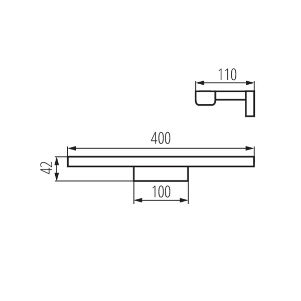 schemat wymiary produktu KANLUX ASTEN IP44