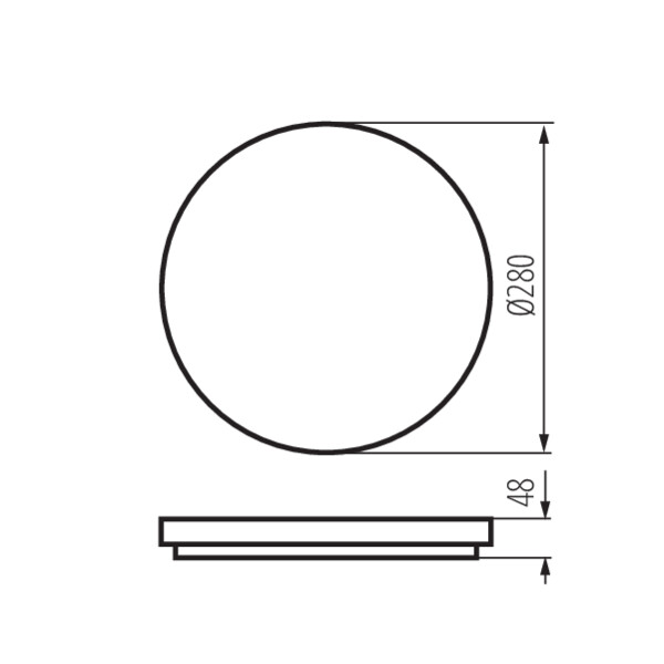 schemat wymiary produktu KANLUX VARSO CCT