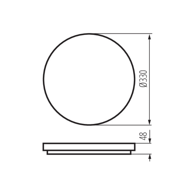 schemat wymiary produktu KANLUX VARSO CCT