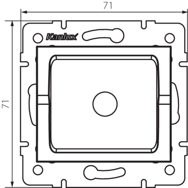 Wymiary MOWION LOGI LOGI 02-1600-002 bi schemat wymiarów produktu MOWION LOGI LOGI 02-1600-002 bi