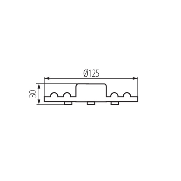 schemat wymiary produktu KANLUX MODv2 LED