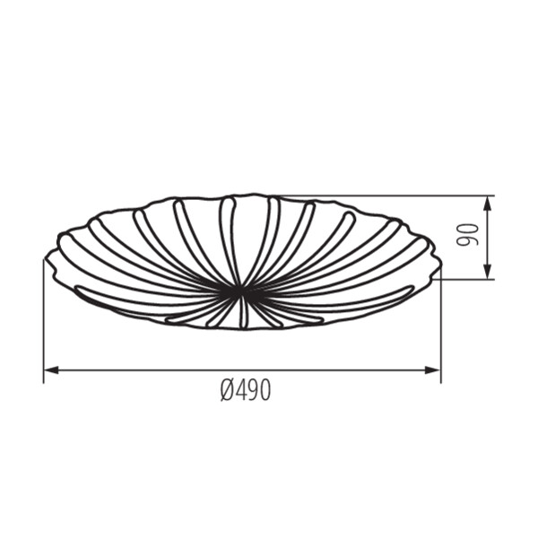 schemat wymiary produktu KANLUX BONSA LED CCT