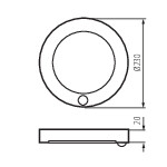 Miniatura schematu ERGA PIR 10-18W CCT-W