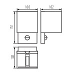 Miniatura schematu REKA PIR EL 7W-L-GR