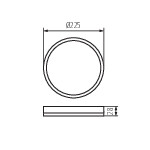 Miniatura schematu AZPO LED 11,8WCCT-O-B