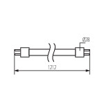 Miniatura schematu T8 LED GLASSv4 24W NW