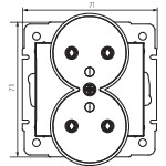 Miniatura schematu LOGI 02-1253-142 cm