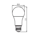 Miniatura schematu IQ-LED A60 13,5W-WW