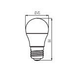 Miniatura schematu IQ-LED G45E27 7,2W-CW