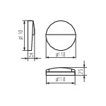 Miniatura schematu DULI LED 4W-NW-O-GR