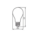 Miniatura schematu XLED EX A60 5W-NW