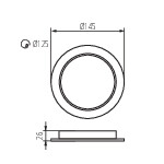Miniatura schematu TAVO LED DO 12W CCT