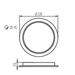 Miniatura schematu TAVO LED DO 24W CCT