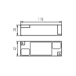 Miniatura schematu BLINGO DRVM42W ON-OFF