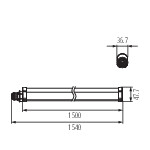 Miniatura schematu TP SLIM N 50W-NW