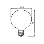 Miniatura schematu XLED G125C 10,5W-NW