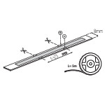Miniatura schematu LCOB 3W/M 12 IP65-WW